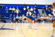 Josie bumping volleyball